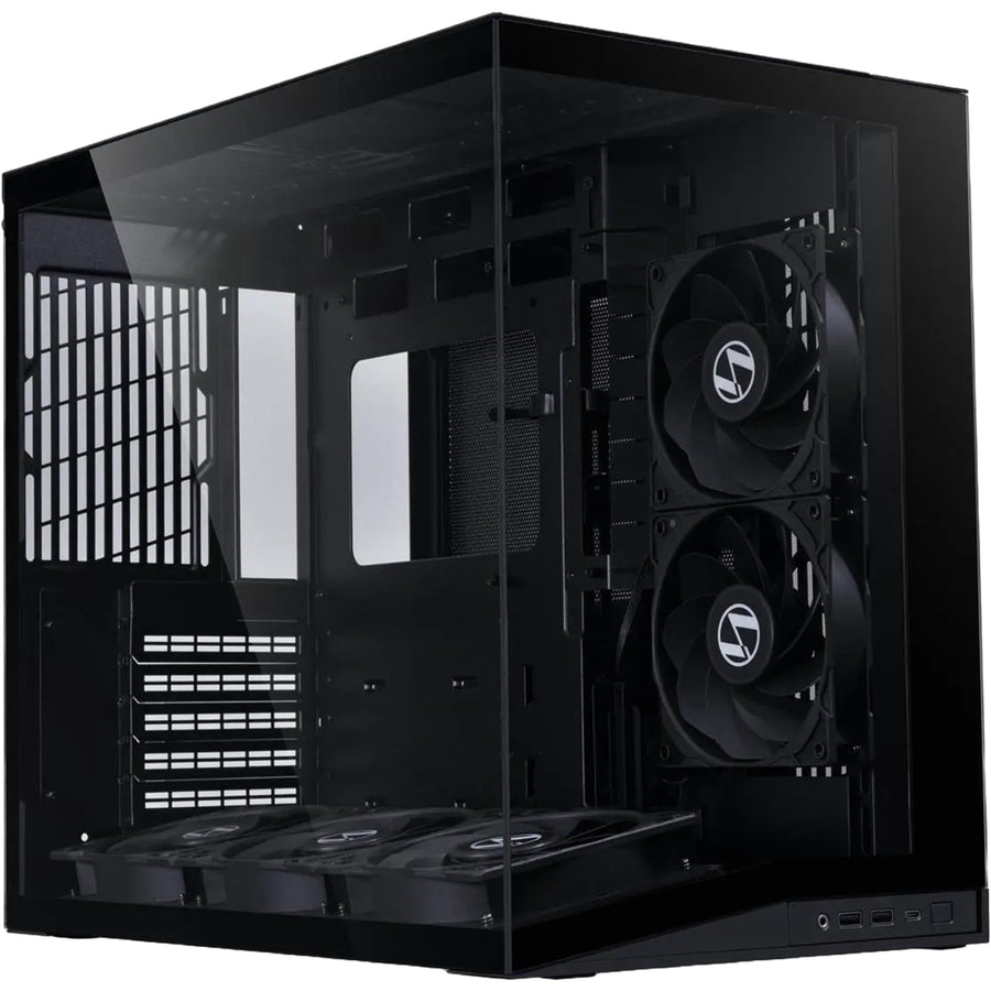 Lian Li O11D MINI V2 Flow Tempered Glass ATX Mid Tower Gaming Case - Black