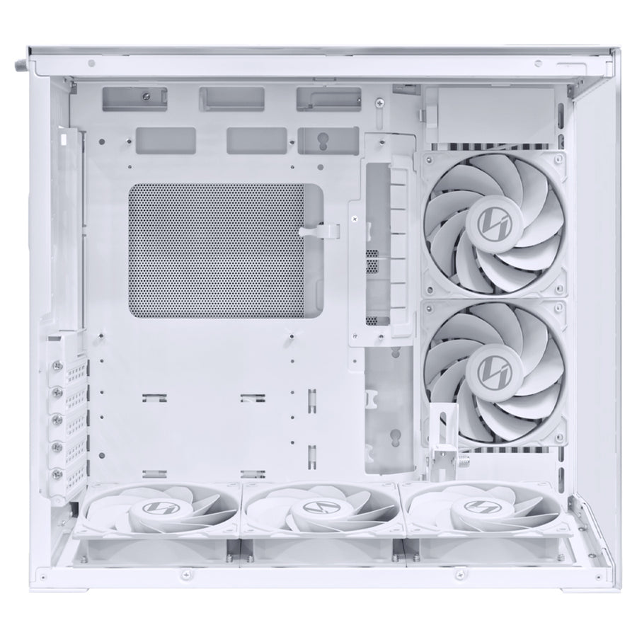 Lian Li O11D MINI V2 Flow  Tempered Glass ATX Mid Tower Gaming Case - White