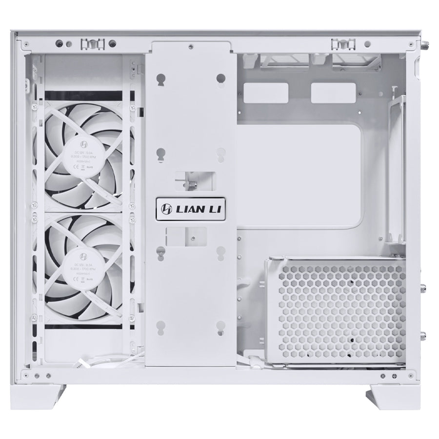 Lian Li O11D MINI V2 Flow  Tempered Glass ATX Mid Tower Gaming Case - White