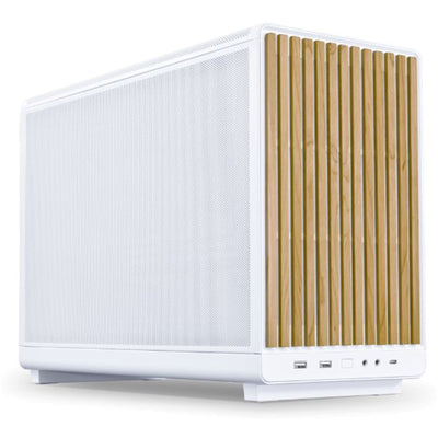Lian Li DAN-A3   Mini Tower Gaming Case - White Wooden