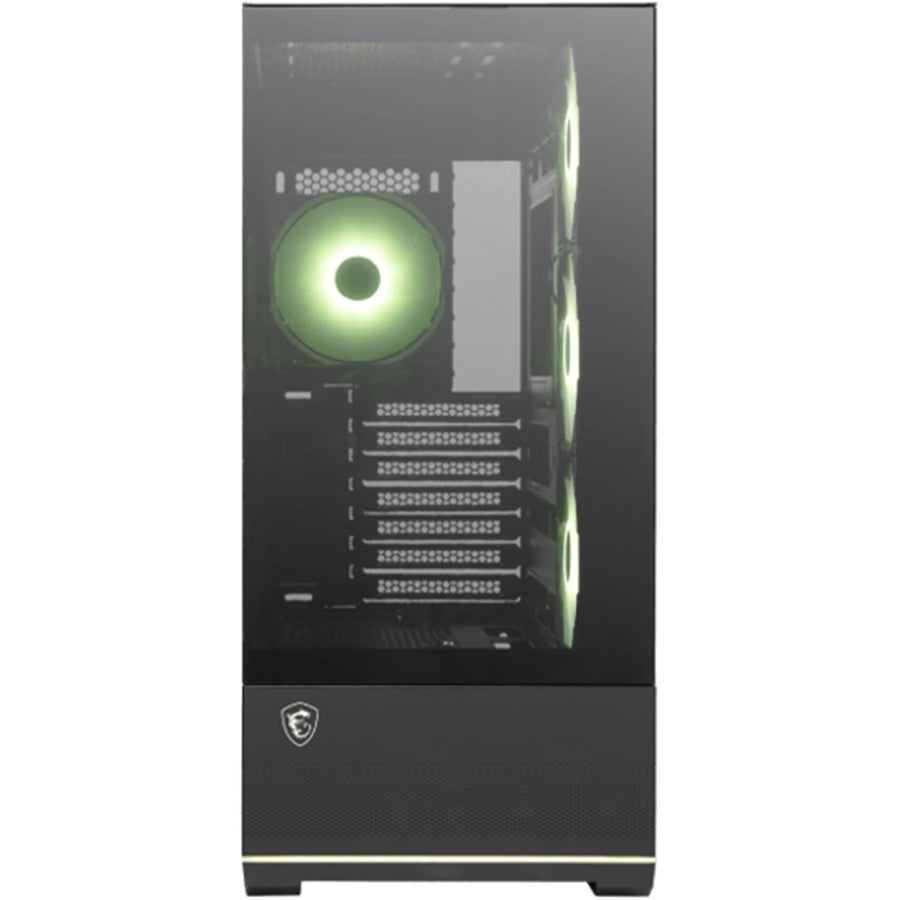 MSI MAG PANO 110R PZ  Tempered Glass Mini Tower Case - Black