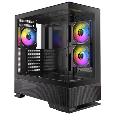 OKINOS Aqua 6 Infinity  Tempered Glass ATX Mid Tower Gaming Case