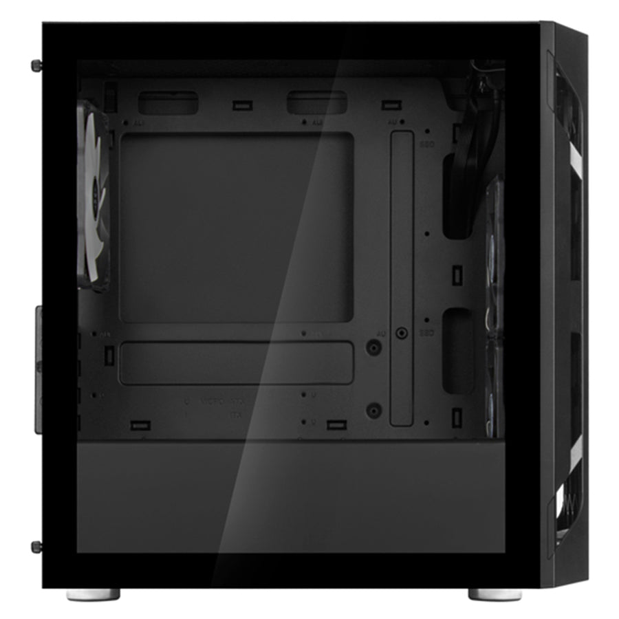 SST-FAH1MB-PRO - SilverStone Fara H1M mATX Case - Glass Window + ARGB fans