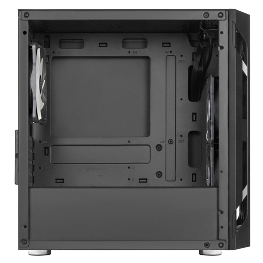 SST-FAH1MB-PRO - SilverStone Fara H1M mATX Case - Glass Window + ARGB fans