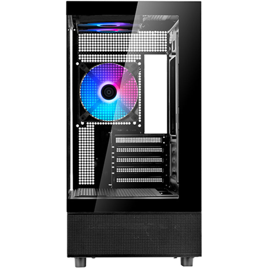 SST-LD04-B-ARGB - SilverStone LD04 MATX Black Mid Tower Case