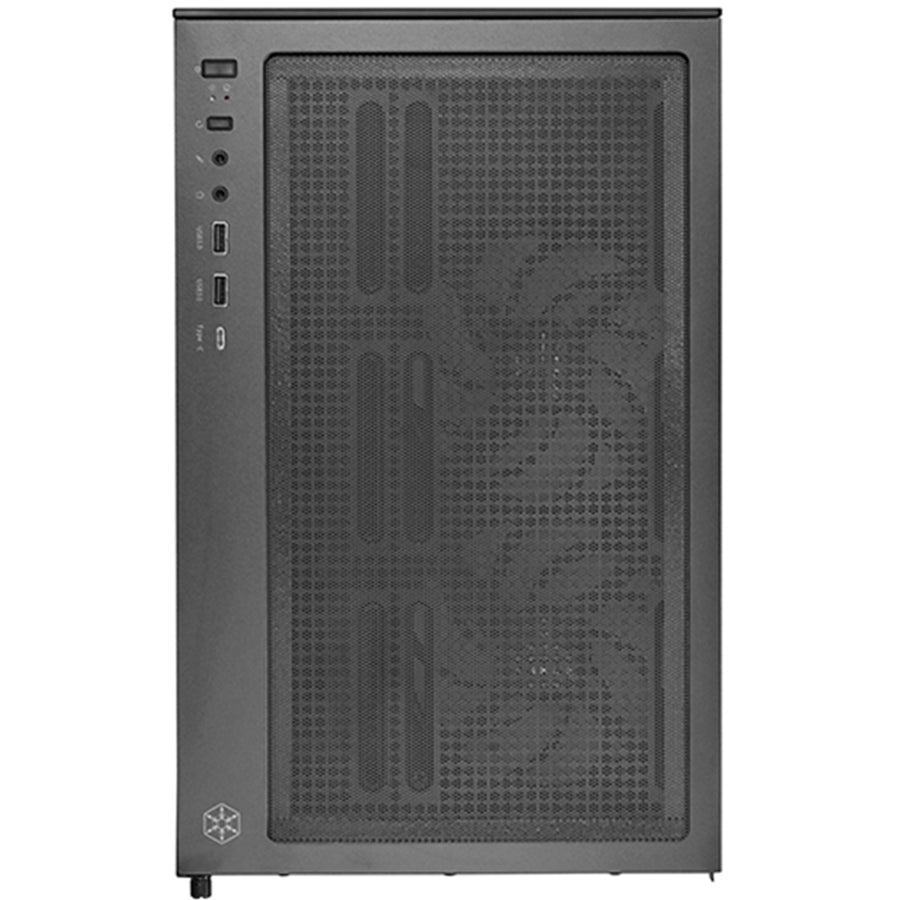 SST-LD04-B-ARGB - SilverStone LD04 MATX Black Mid Tower Case