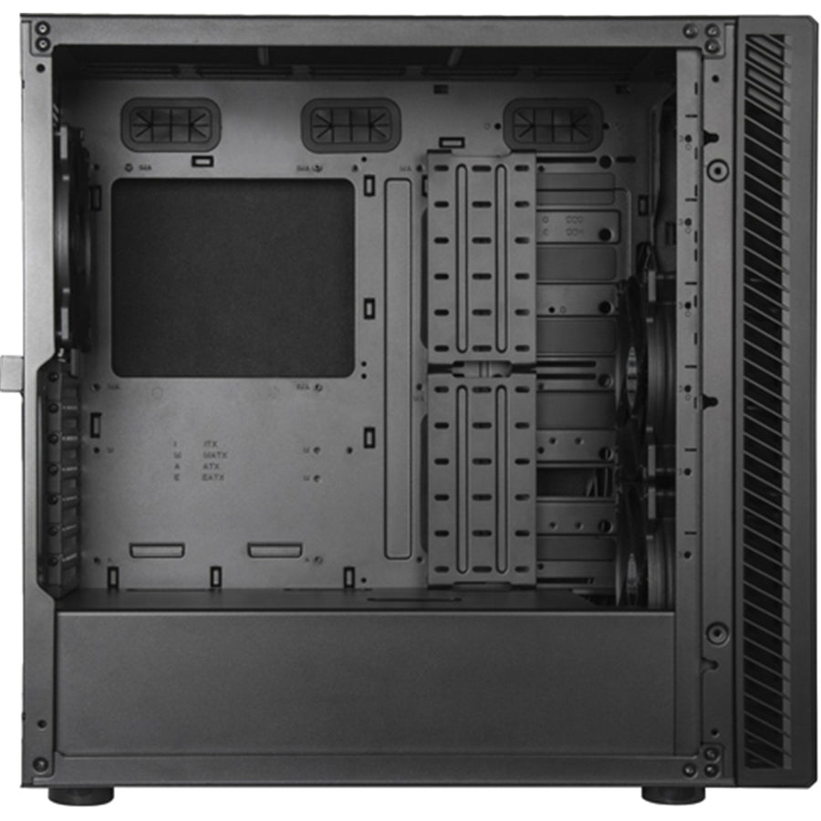 SST-SEQ1B - SilverStone SEQ1B SETA Q1 ATX Black Silent MidTower Case
