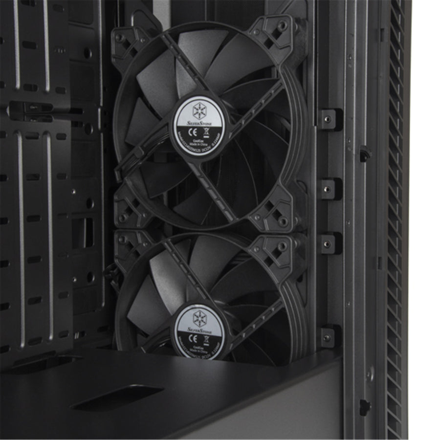 SST-SEQ1B - SilverStone SEQ1B SETA Q1 ATX Black Silent MidTower Case