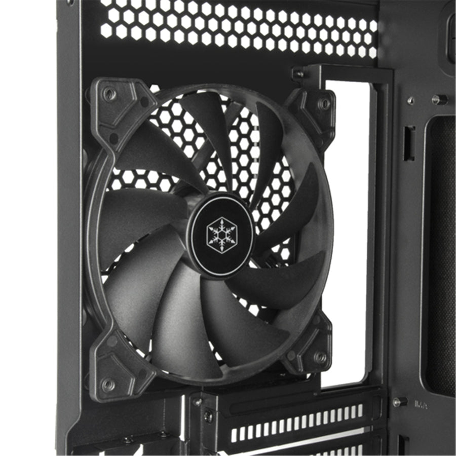 SST-SEQ1B - SilverStone SEQ1B SETA Q1 ATX Black Silent MidTower Case