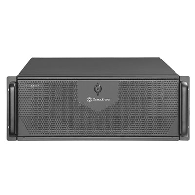 Silverstone  SST-RM42-502 4U Case with Support up to SSI-CEB MBD - Front Secure Locker 240mm AIO