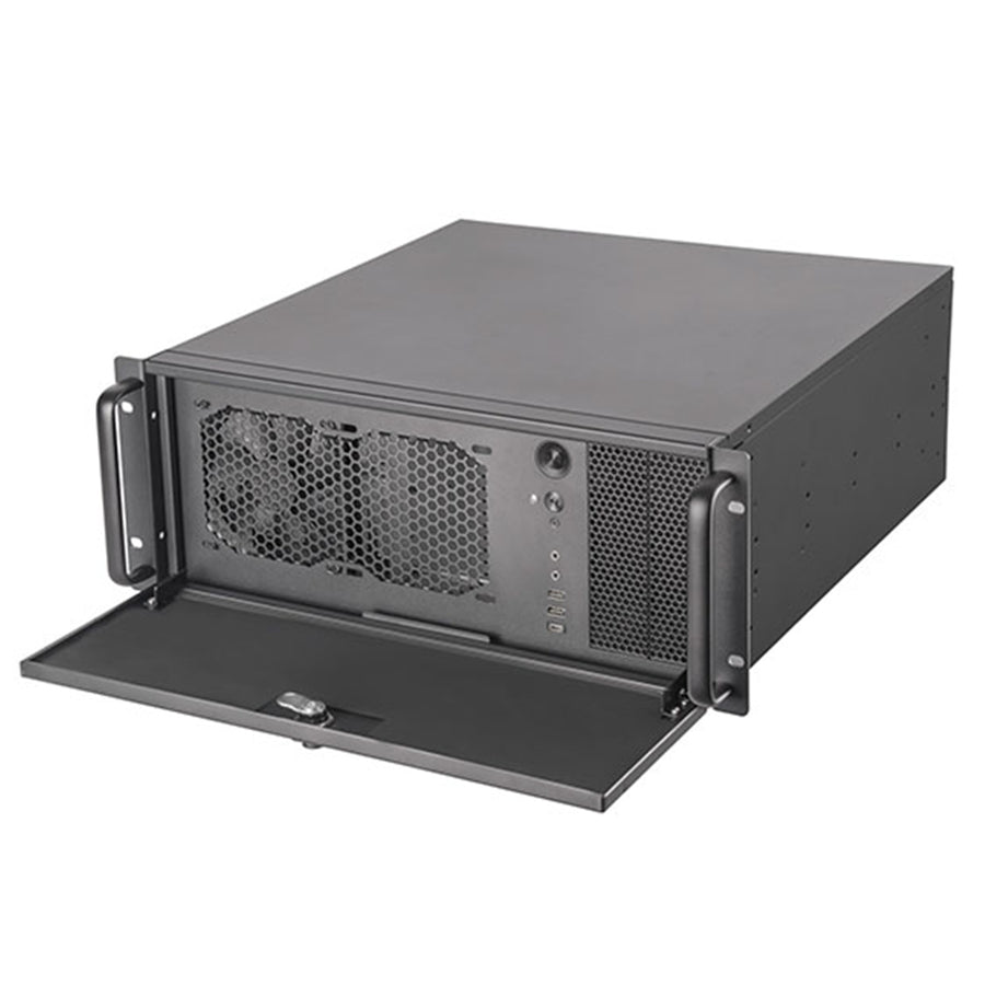 Silverstone  SST-RM42-502 4U Case with Support up to SSI-CEB MBD - Front Secure Locker 240mm AIO