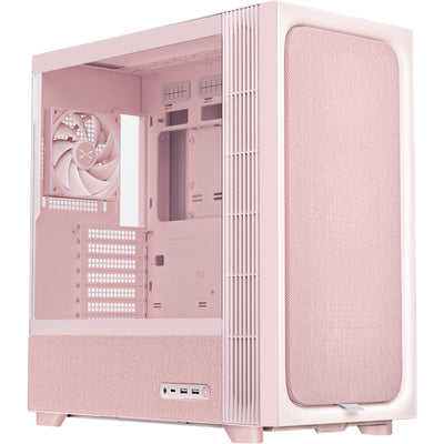 TRYX FLOVA F50 ATX Mid Tower Case - Pink - Fabric Finish