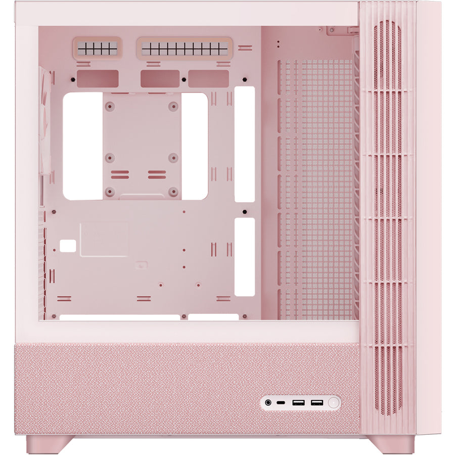 TRYX FLOVA F50 ATX Mid Tower Case - Pink - Fabric Finish