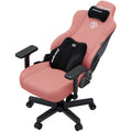 Andaseat Novis Pro XL Gaming Chair - Pink - Premium PVC Leather - Magnetic Neck Headrest Pillow -4D Armrest — image 2