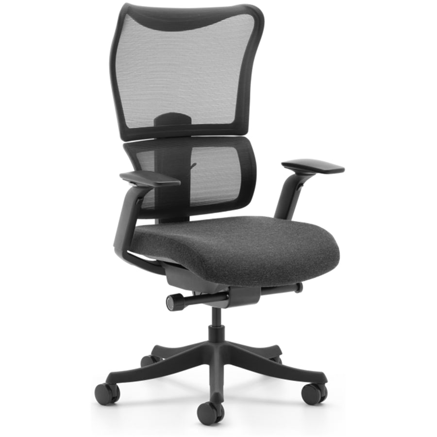 FlexiSpot BS8 Pro Premium Ergonomic WFO & WFH Office Chair - Mesh Backrest & Comfy Cushion Seat, 3D Rotating Armrest, Max Load 150kg