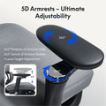 FlexiSpot C7 Max Ergonomics Office Chair With Footrest - 5D Adjustable Armrest - Adaptive Lumbar Support - Adaptive Foam Seat Base - 3D Headrest — image 4