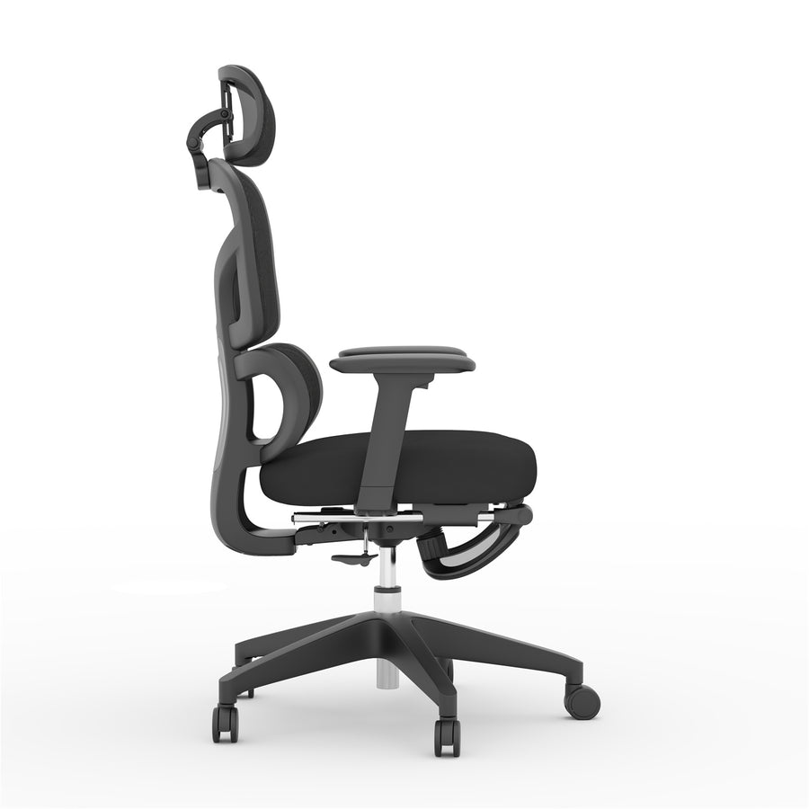 FlexiSpot BS5 Pro Black Ergonomics Office Chair With Footrest - Cloud-like Cushion