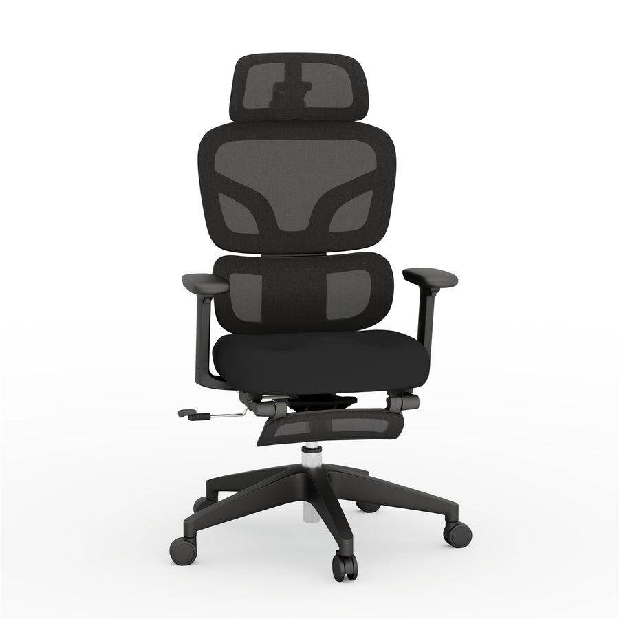 FlexiSpot BS5 Pro Black Ergonomics Office Chair With Footrest - Cloud-like Cushion