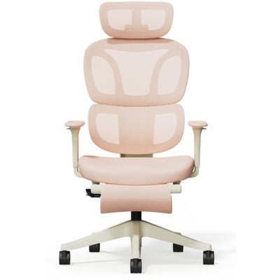 FlexiSpot BS5 Pro Pink Ergonomics Office Chair With Footrest with Cloud-like Cushion