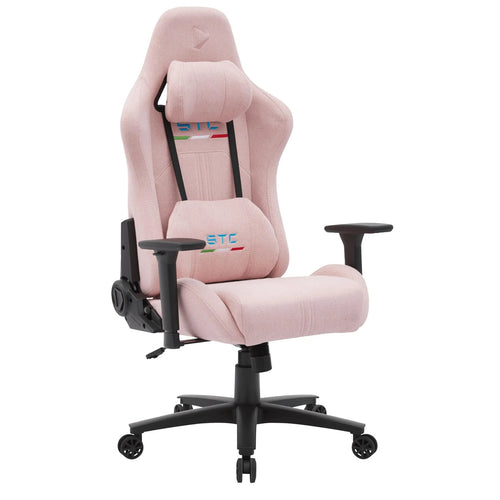 ONEX STC Snug L Linen Fabric Gaming Chair - Pink