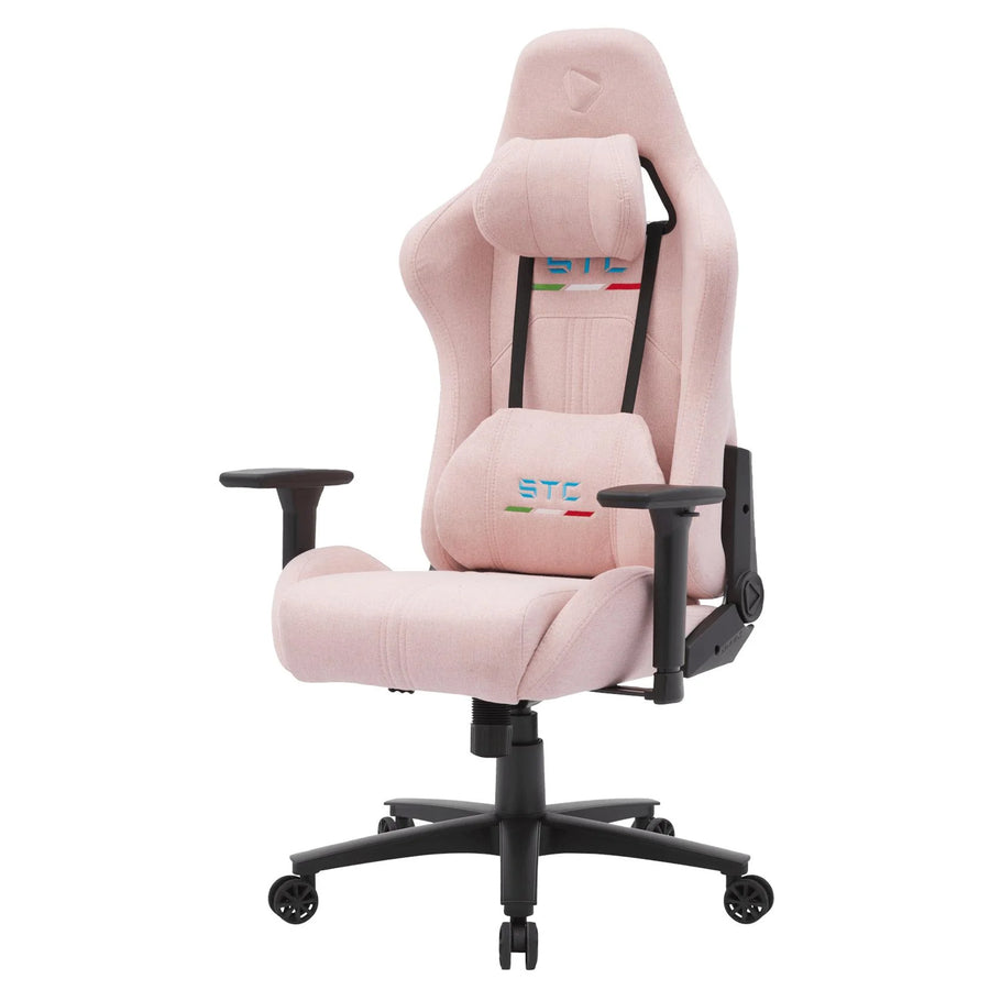 ONEX STC Snug L Linen Fabric Gaming Chair - Pink