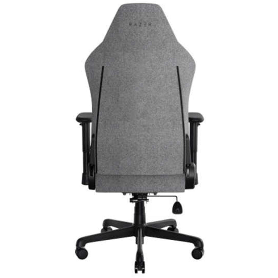 Razer Iskur v2 X Gaming Chair - Light Grey - Fabric - Built-In Lumbar Support - Contoured High Density Foam Cushions - 2D Armrest - Widened Seat Base
