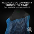 Razer Iskur v2 X NewGen Essential Gaming Chair - Black Green - CoolTouch EPU Leather - Build in Lumbar Support - High Density Cold-Cured Foam Cushion - 2D Armrests — image 2
