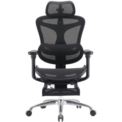 Sihoo Dora C100 Black Pro Ergonomic Office Chair With Footrest - 4D Armrest