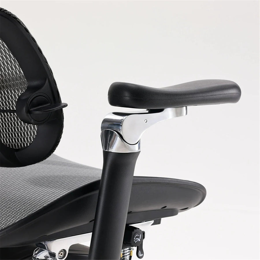 Sihoo Dora S300 Black Premium Ergonomic Office Chair With Footrest - 6D Dynamic Lumbar Support - Adjustable Seat Depth - Super Soft 6D Adjustable Armrests