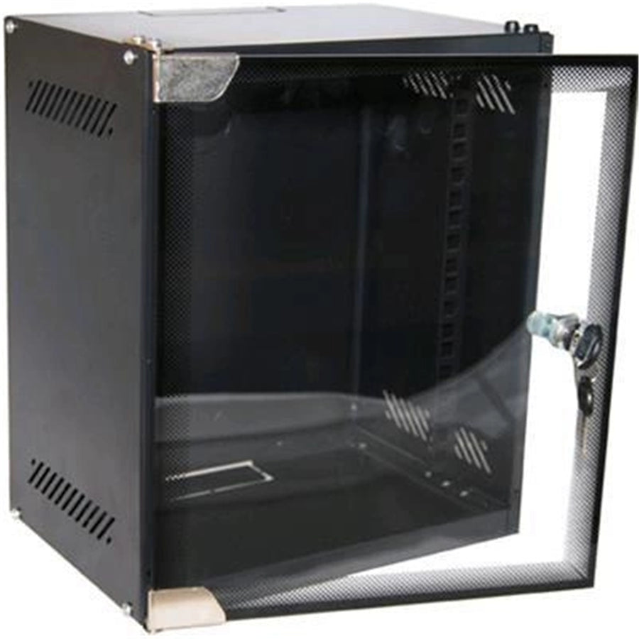DYNAMIX R10WM9 - 9RU Mini Cabinet for 10'' Panels W280 x D200 x H462mm Flat Pack Glass Door