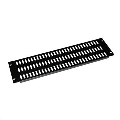 DYNAMIX AV Rack 3RU metal blanking panel w/ vented holes w/ #10-32 & #10-32 screws