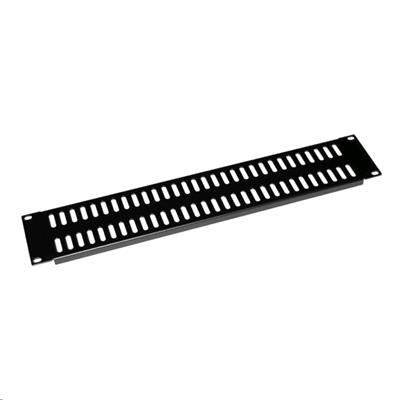 DYNAMIX AVRVBP-2U - AV Rack 2RU metal blanking panel w/ vented holes w/ #10-32 & #10-32 screws