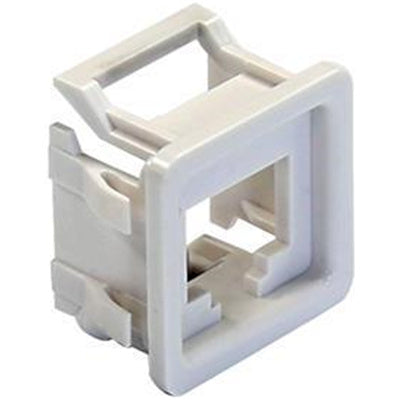 DYNAMIX FP-RJCWH - RJ45 Keystone to PDL600 Series Compatible Modular Clip 10 pack. Colour White