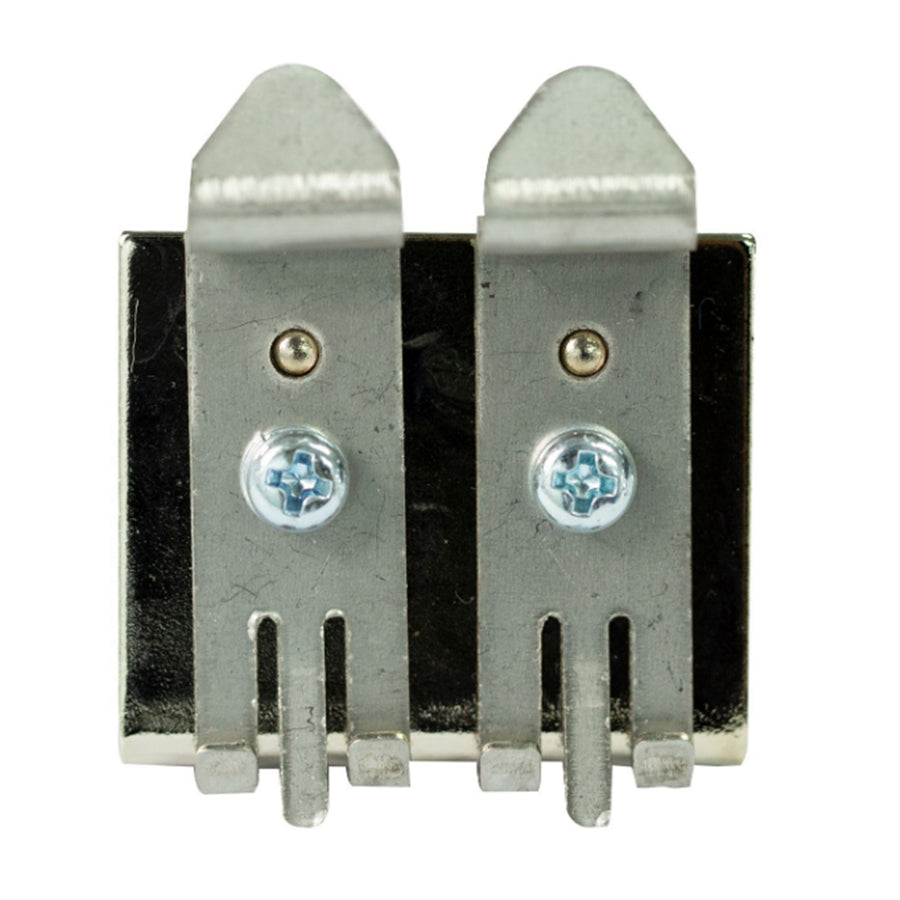 DYNAMIX DIN0022 - 2 Port Keystone to DIN Mount Metal Adapter Plate