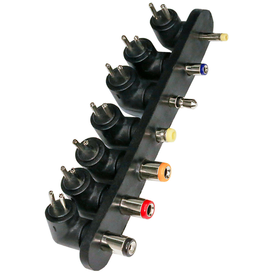 Dynamix SPA250 2.5A Switch Mode Power Adapter 3/5/6/7.5/ 9/12V DC - Includes 7x Interchangeable Power Connectors