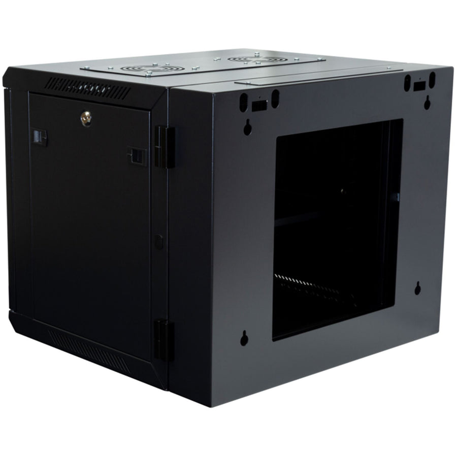 DYNAMIX RSFDS9 - 9RU Universal Swing Wall Mount Cabinet. Back mount supplied Left & Right Hinges