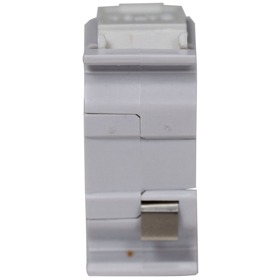 DYNAMIX DINC6AS - Cat6A RJ45 DIN Rail Mounted 1DU Shielded Coupler