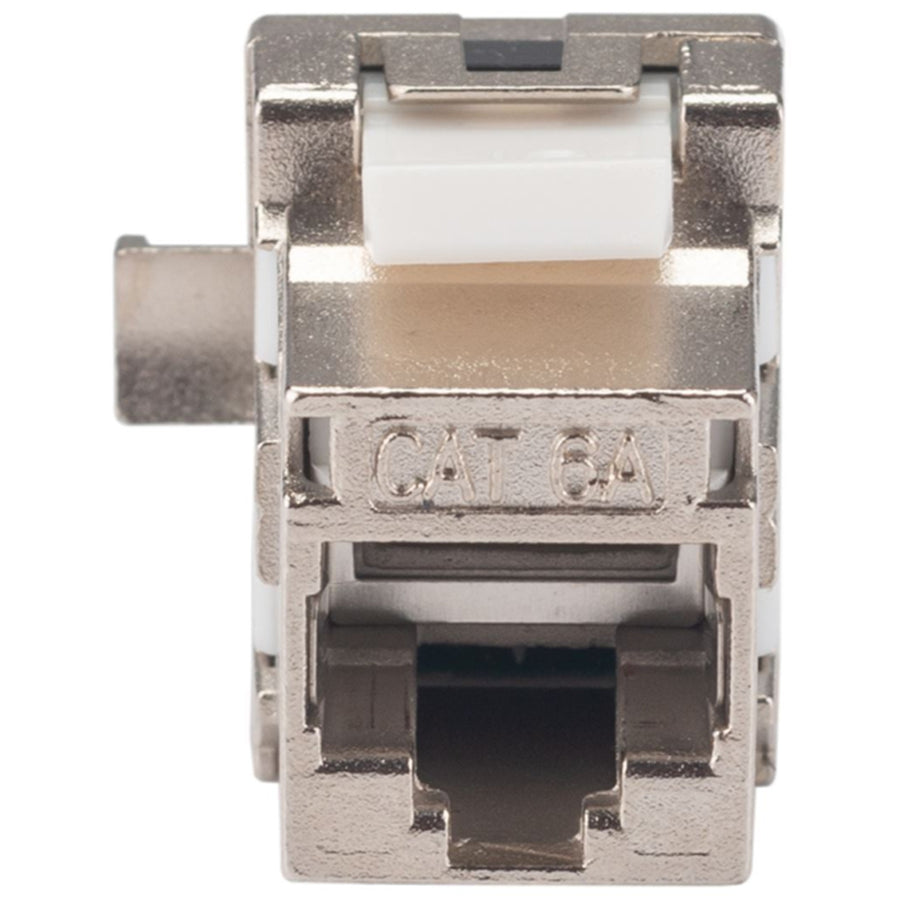Dynamix FP-C6AUGS-07 Cat6A Keystone-Modul, geschirmt, seitlicher Kabeleingang, Slimline