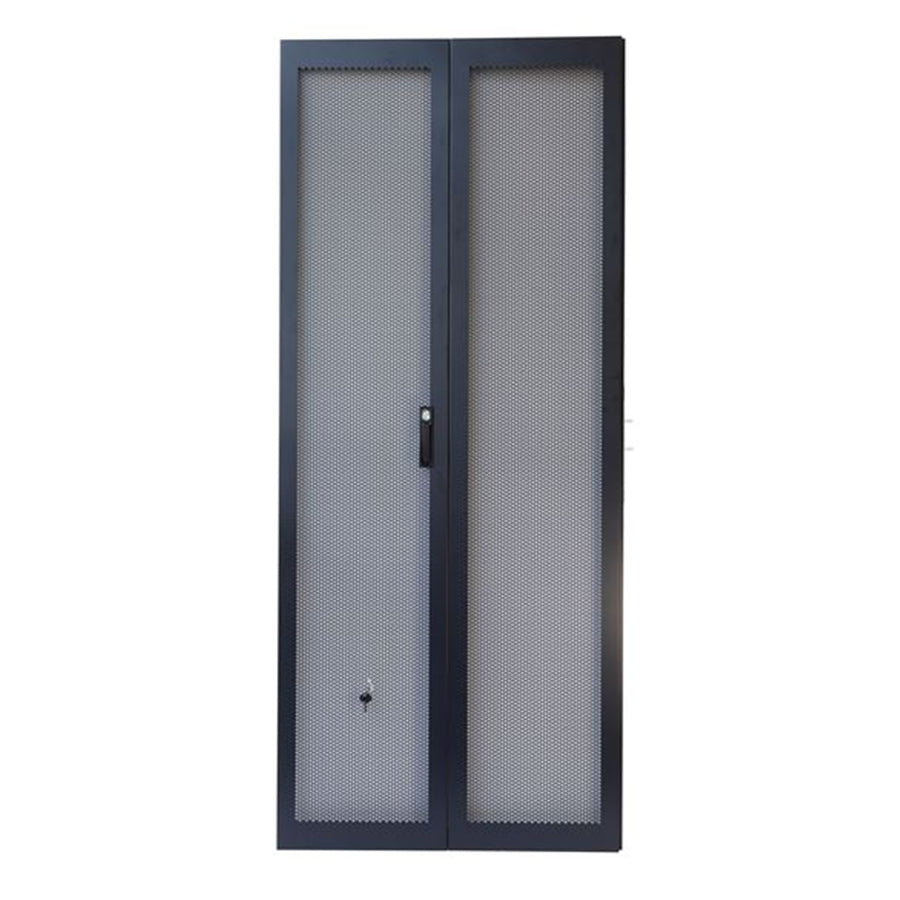 Dynamix 42RU Dual Mesh Pantry Style Door Kit for SR Series 600mm Wide Cabinets