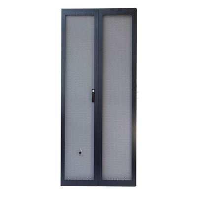 Dynamix 42RU Dual Mesh Pantry Style Door Kit for SR Series 600mm Wide Cabinets