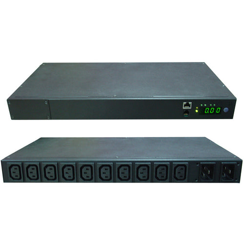 DYNAMIX RP-ATS - ATS PDU Dual 16A IEC Input 10 Port 10A IEC C13 Output Power Redundancy 8ms Switch Over
