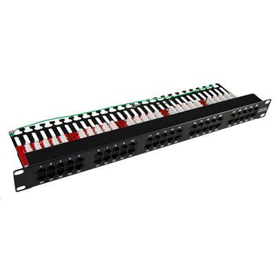 DYNAMIX PP-50V2 - 50 Port 19'' Voice Rated Patch Panel Unshielded. Cat3 Rated Active pins 4 5 & 3 7