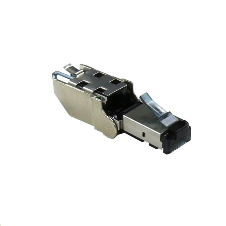 DYNAMIX RJ-TL6ASTP - RJ45 STP Cat6A 10G Tooless Flexible Plug. Works w/ both Solid & Stranded Conductors