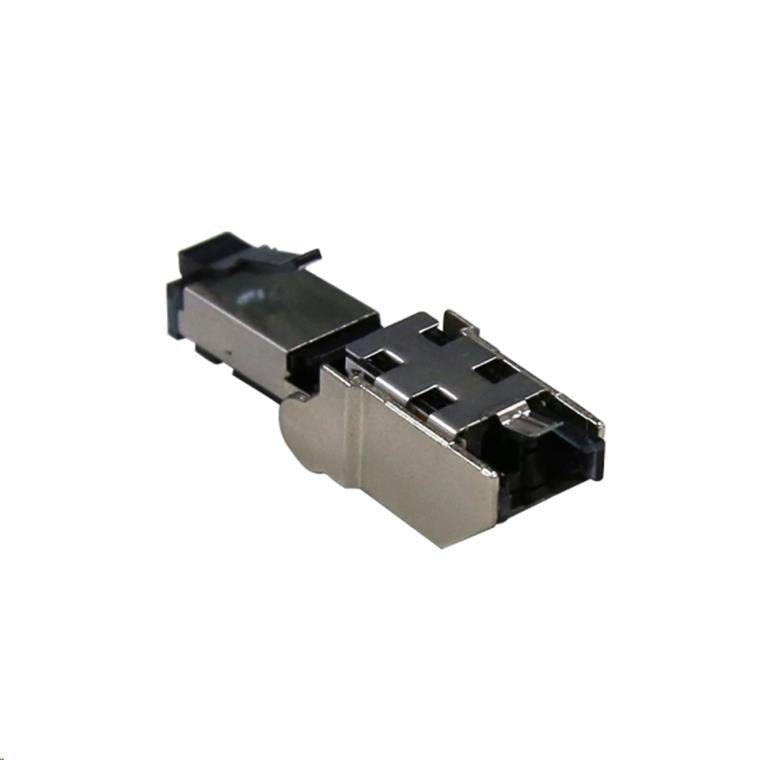 DYNAMIX RJ-TL6ASTP - RJ45 STP Cat6A 10G Tooless Flexible Plug. Works w/ both Solid & Stranded Conductors
