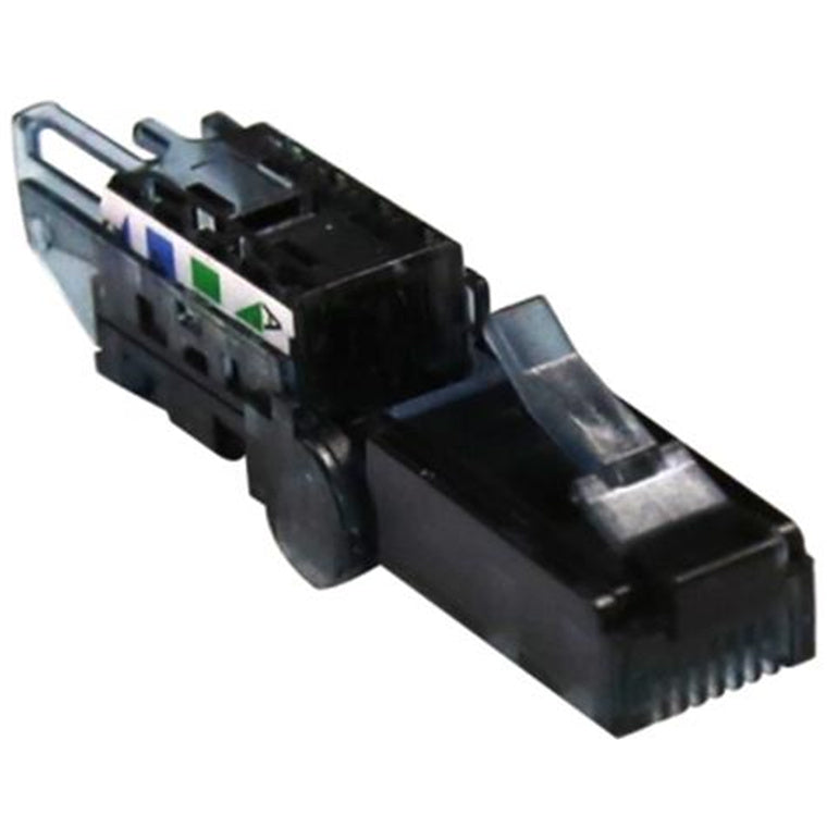 DYNAMIX RJ-TL6AUTP - RJ45 UTP Cat6A Tooless Flexible Plug. Works w/ both Solid & Stranded Conductors