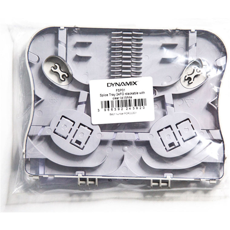 DYNAMIX FPP3PC - 19'' 1U Fibre Patch Panel 3 Slot Metal Sliding Drawer Black Supplied w/ 2x 24 Port