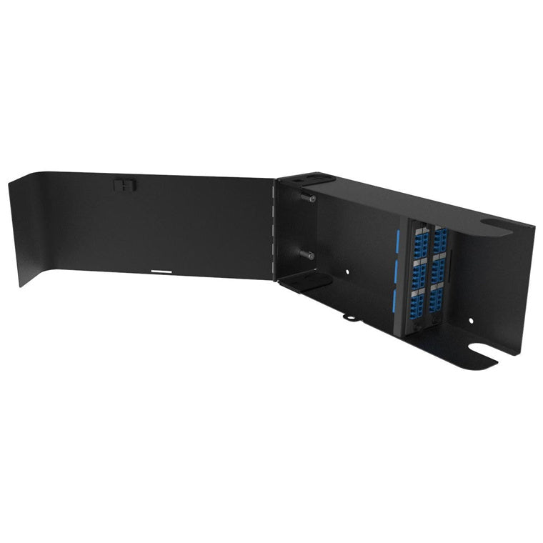 DYNAMIX FW2MP3 - Unloaded Wall Mount Fibre Enclosure w/ 2x MPO Slots Supports MPO Cassette/Adapter