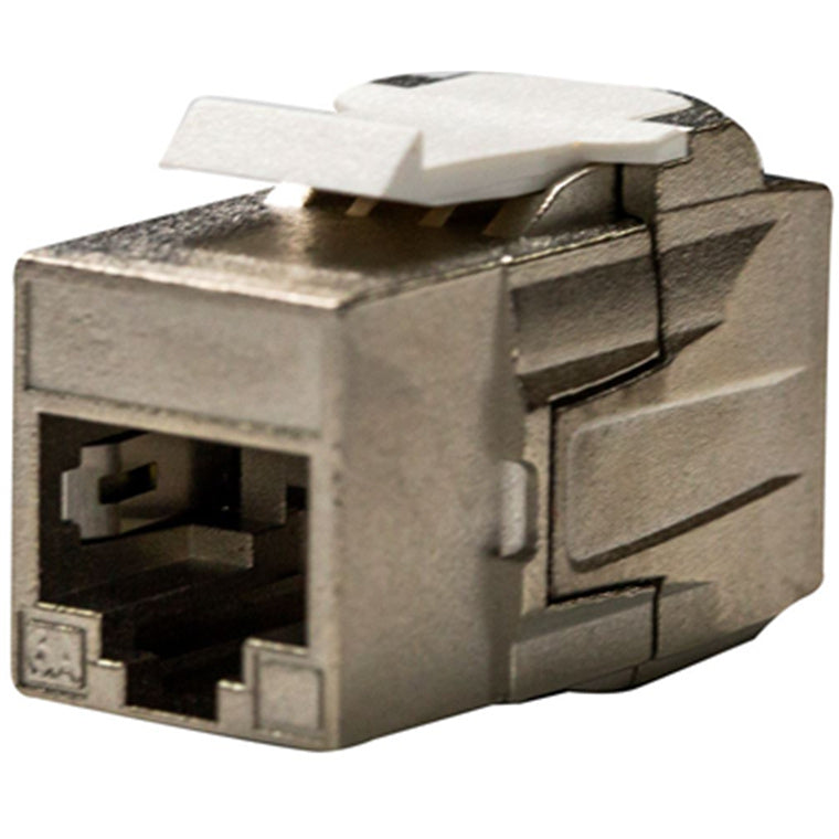 DYNAMIX A-RJ45-C6AS - Cat 6A Sheilded Coupler Keystone Straight Through Wiring Colour Silver