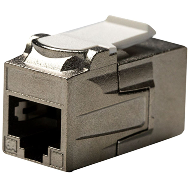 DYNAMIX A-RJ45-C6AS - Cat 6A Sheilded Coupler Keystone Straight Through Wiring Colour Silver