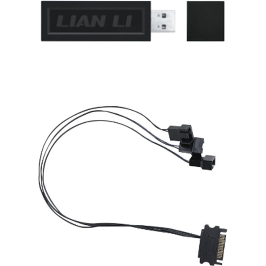 Lian Li Black Wireless Controller for UNI Fan SL/TL Wireless & Strimer Wireless Complete software control with L-Connect 3.